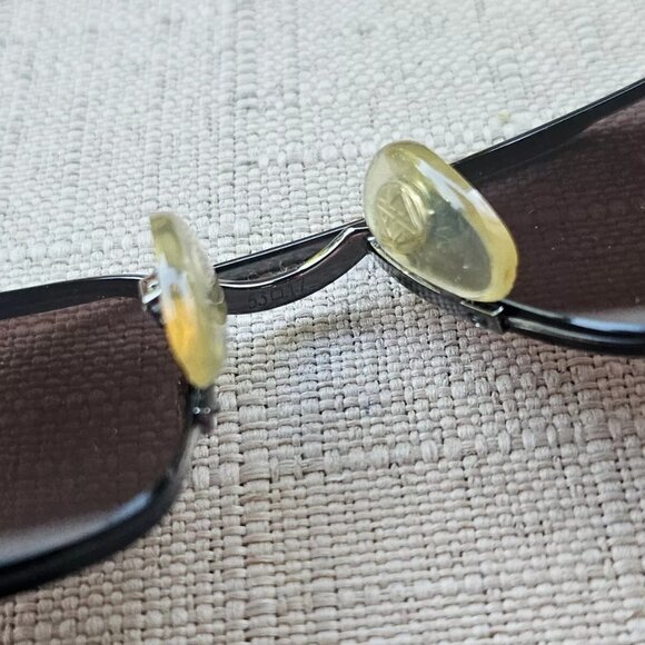 Anne Klein Women Sunglasses/Eyeglasses Frame Half Rim Glasses Made in Italy